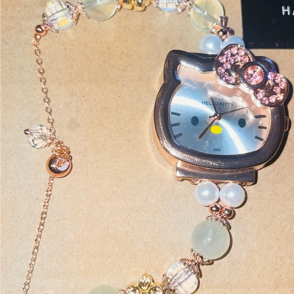 Hello Kitty Rose Gold and Pink Crystal Watch - Picture 1 of 1